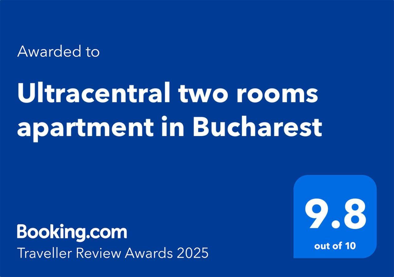 Ultracentral Two Rooms Apartment In Bukarest Kültér fotó